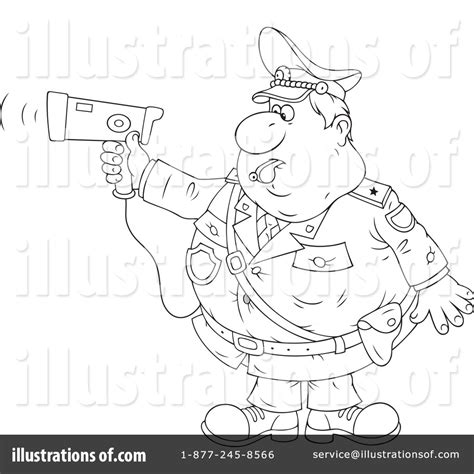 Police Officer Clipart 1225232 Illustration By Alex Bannykh