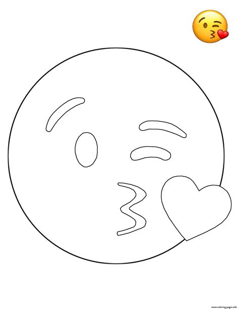Kiss Face Emoji Coloring Pages Sexiz Pix My Xxx Hot Girl