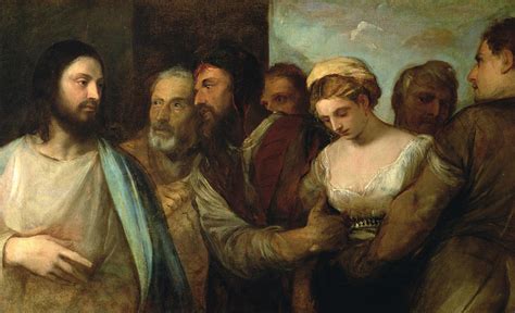 Christ And The Adulteress 1512 15 Photograph By Titian Fine Art America