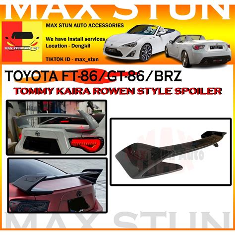 Toyota Ft Gt Subaru Brz Rowen Tommy Kiara Style Spoiler Rear Boot Trunk Spoiler Car Bodykit