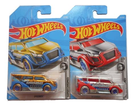 Hot Wheels 2019 Super Chromes Speedbox Set 2 Carros Mercadolibre