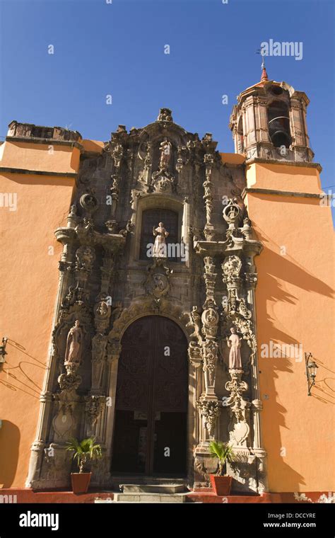 Exterior Of Templo De San Diego Church Baroque Design Elaborately
