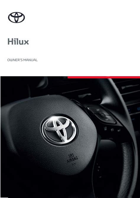 2023 Toyota Hilux Owners Manual Pdf 810 Pages
