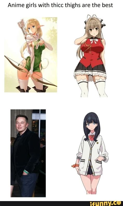 Anime Girls With Thicc Thighs