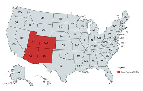What States Make Up The Four Corners What States