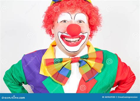 Smiling Clown Stock Photo Image Of Hapiness Humorous 46962930
