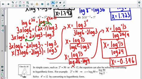 Math 30 1 Applications Of Exps And Logs Lesson 1 Youtube