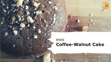 Mini Coffee Walnut Cake No Oven Easy And Quick Recipe Youtube