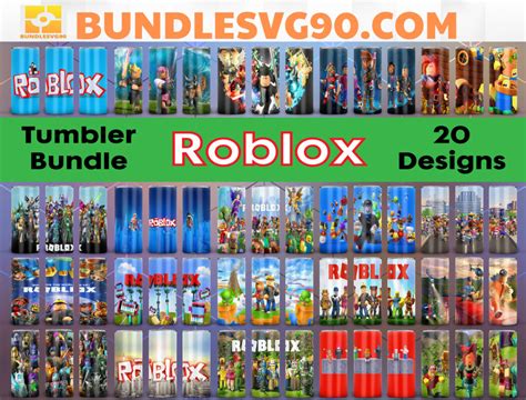 Bundle Roblox Designs 20oz Skinny Straight And Tapered Bundletumbler