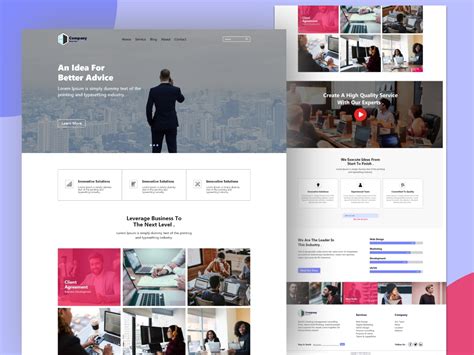 Multipurpose Creative Digital Agency Website Design Template Uplabs