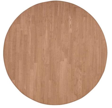 Parawood 52 Inch Solid Round Table Top   Natural  