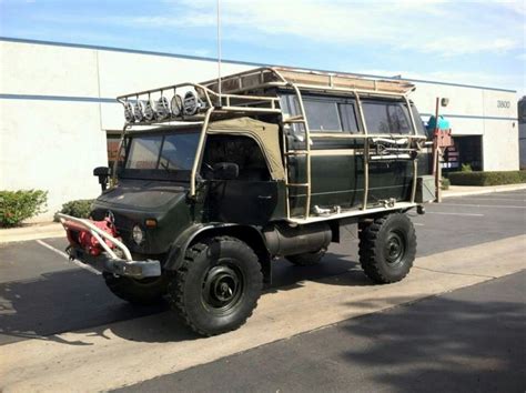 Umimog With A Vw Bus As Camper Part Ad Truck Camper Parts Unimog