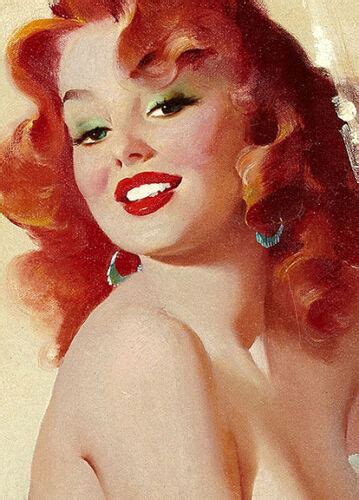 Bedside Manner Vintage Style Elvgren Redhead Pin Up Girl Poster