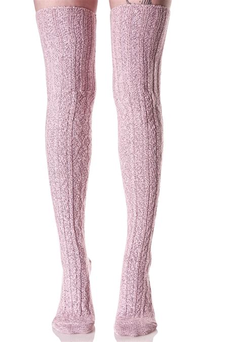 Pink Thigh High Socks Dolls Kill