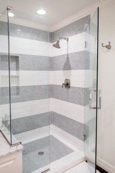 The stripes pattern can also be applied to your. 70 Bathroom Shower Tile Ideas - Luxury Interior Designs