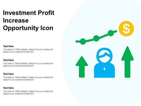 Investment Profit Increase Opportunity Icon Powerpoint Slide Clipart
