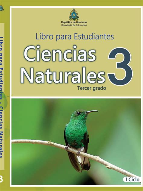 🥇【 Libro De Ciencias Naturales 3 Tercer Grado Honduras