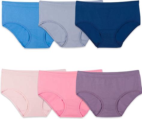 Fruit Of The Loom Womens Seamless Panties With 360° Stretch Hipster