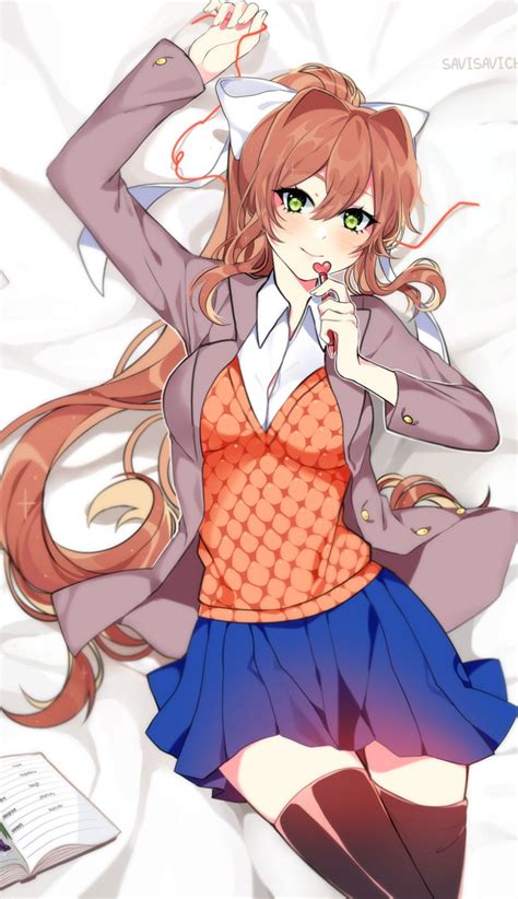 Ddlc Monika Literature Club Literature Anime Girl