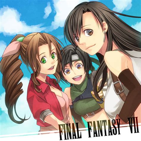 Tifa Lockhart Aerith Gainsborough And Yuffie Kisaragi Final Fantasy