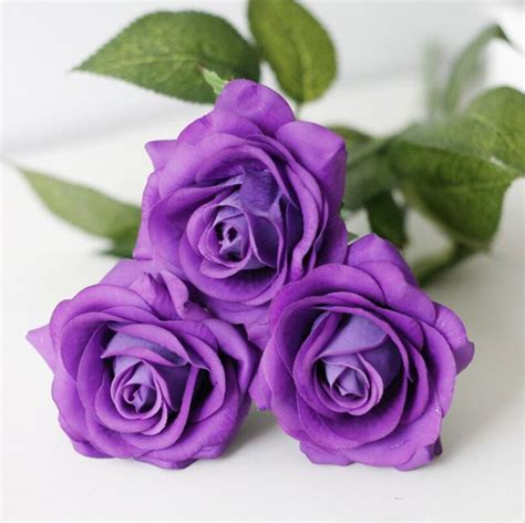 Using these dark purple flowers foam roses to make your royal wedding amazing! Online Get Cheap Real Purple Roses -Aliexpress.com ...