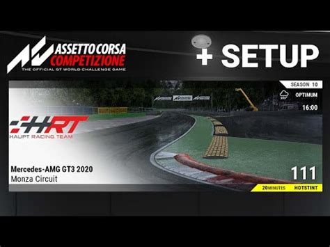 Assetto Corsa Competizione Special Event 111 Monza WET Hotstint