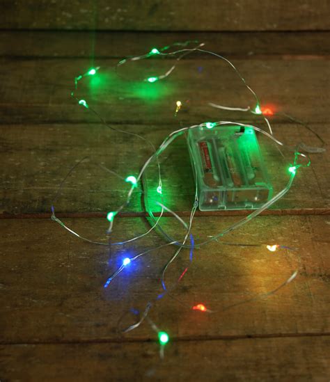 Rgb Battery Operated Led Waterproof Fairy Lights 75ft