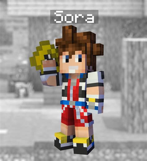 Ssbu 82 Sora Minecraft By Josuecr4ft On Deviantart