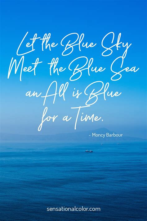Far out in the ocean, where the water is as blue as the prettiest cornflower, and as clear as crystal, it is very, very deep; Meaning Of Blue: Color Psychology And Symbolism