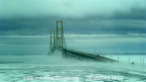Mackinac Bridge Partially Closed Due To High Winds