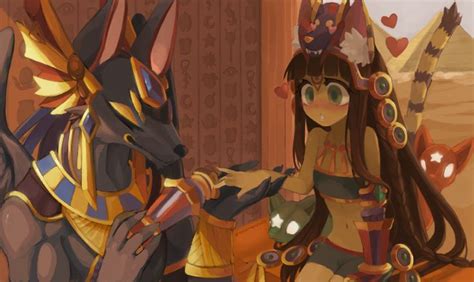 Anubis And Bastet By Cuney Deviantart Com On DeviantArt Anime