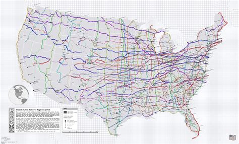 Us Map With Interstate Highway System All In One Photos