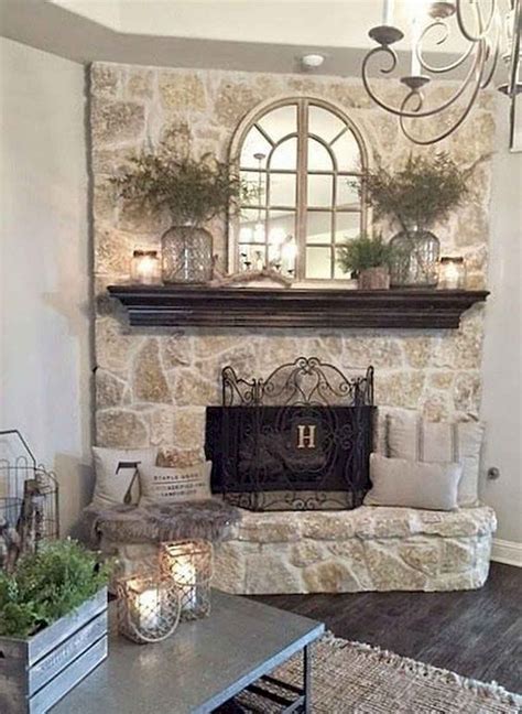 50 Beautiful Spring Mantel Decorating Ideas Home Fireplace Home
