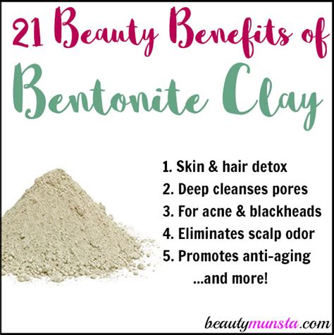 21 Beauty Benefits Of Bentonite Clay For Skin Hair And More Beautymunsta