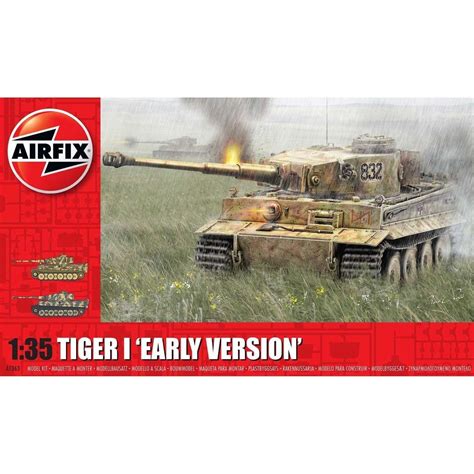 Airfix Classic Kit Tank Tiger 1 Early Version 4kidscz