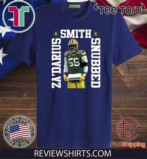 Packers Zadarius Smith Snubbed Limited Edition T Shirt Shirtelephant