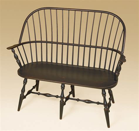These windsor back chairs are trendy and can fit into every decoration style. Sack-Back Windsor Settee