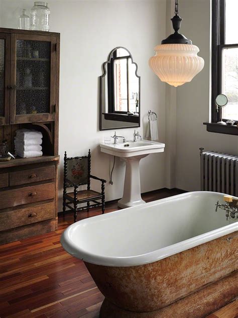 Modern, rustic, home decoration, home office decoration ideas. Vintage Bathroom Design Ideas | InteriorHolic.com