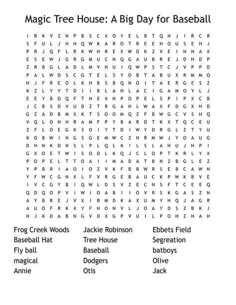 Treehouse Word Search Wordmint