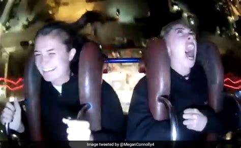 Twitter Is Laughing Hard At Megan Connollys Meltdown On A Theme Park Ride