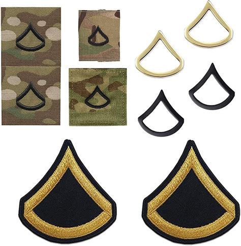Militaria Us Army Private First Class Pfc Rank Insignia Pair Large For