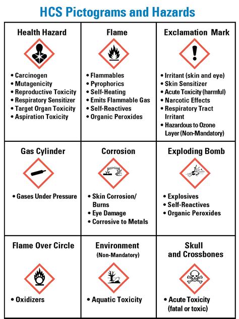 A Visual Guide To Hazcom Pictograms Chemical Labels And Sds Zing