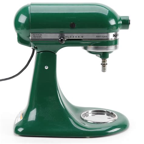 Kitchenaid Artisan 5 Qt Stand Mixer In Empire Green With Attachments