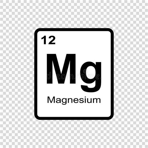 Chemical Element Magnesium Stock Illustration Illustration Of Research