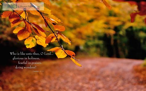 Fall Wallpaper With Scripture Verses