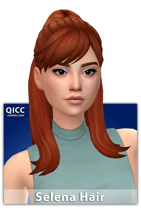Selena Hair Quirky Introvert Cc Sims 4 Toddler Sims 4 Characters Sims