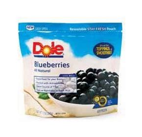 Each berry is carefully washed and quickly frozen after harvest to lock in the natural flavor and nutrition. Publix:: Dole Blueberries $1.35 - Frugal Finds During Naptime