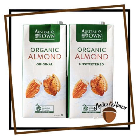 【australias Own】organic Almond Milk 1l Lazada