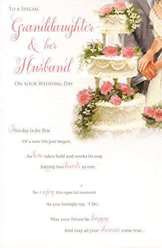 What to buy your husband on your wedding day. Granddaughter & Husband on your Wedding Day ICG Wedding ...