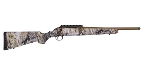 Ruger American Rifle 223 Rem Bolt Action With Yote Camo Stock And Burnt